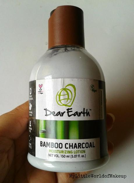 Dear Earth Bamboo Charcoal Moisturizing Lotion Review