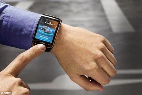 BMW laser car parking technology ! - just speak to smartwatch !!!