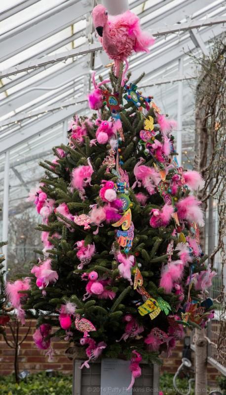 Pink Flamingo Tree - Christmas at Longwood Gardens © 2014 Patty Hankins