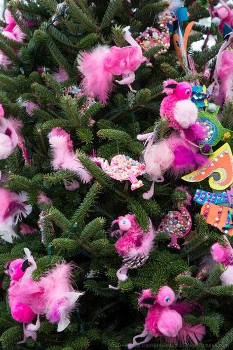 Pink Flamingo Tree - Christmas at Longwood Gardens © 2014 Patty Hankins