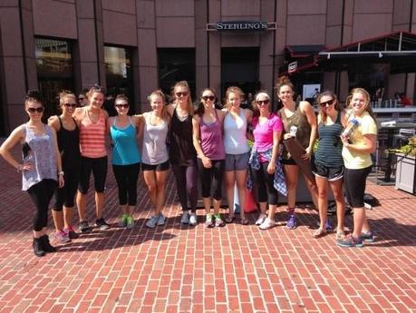 2014 Year in Review Bachlorette Party Pilates Group Shot