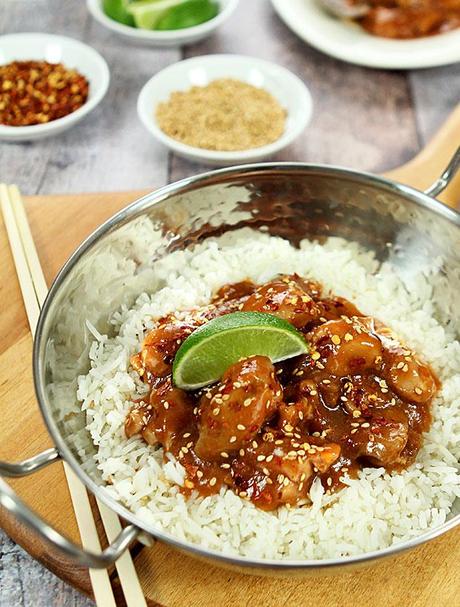 Honey Sriracha Chicken with Lime Honey Sriracha Chicken with Lime