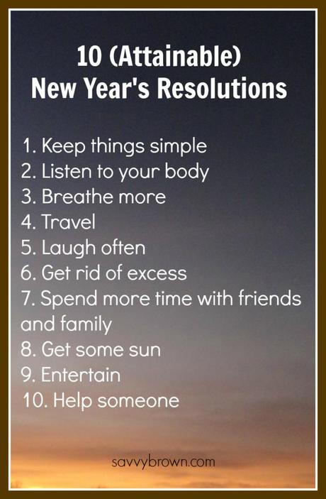 new year's resolutions, 2015