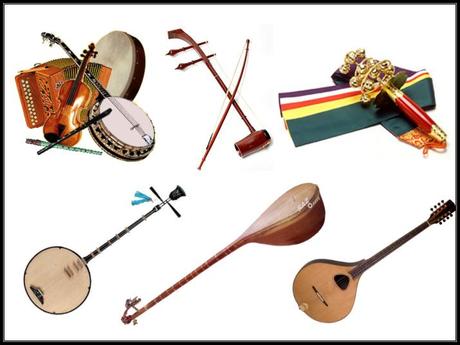 Traditional Musical Instruments from Different Countries