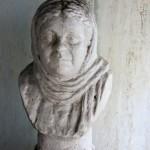 Dusty bust of H.P. Blavatsky
