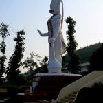 The huge Hanuman statue at Ramadri