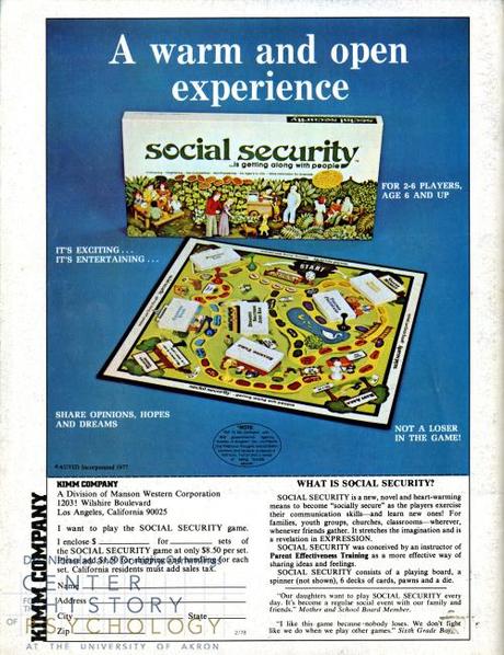 Social Security Advertisement 1970s