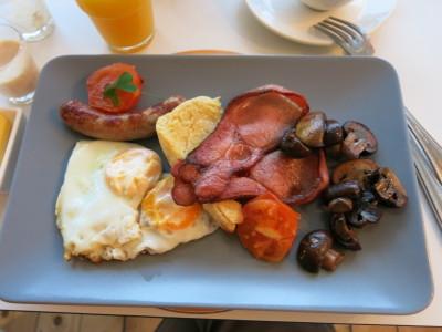 Staying at Cairn Bay Lodge, Bangor, Northern Ireland Panny's Ulster Fry (with mushrooms)