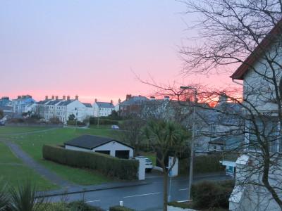 Staying at Cairn Bay Lodge, Bangor, Northern Ireland Sunrise from our window - amazing views.