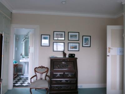 Staying at Cairn Bay Lodge, Bangor, Northern Ireland The spacious room.