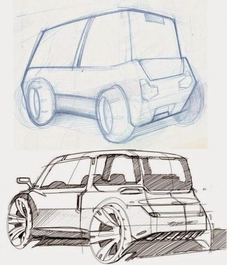 Sketching cars is a matter of exercise!