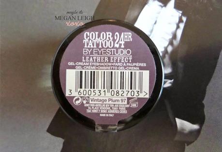 Maybelline Color Tattoo LEATHER COLLECTION 'Vintage Plum'