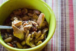 Slow Cooker Double Dinners for Two: Southwest Chicken and White Bean Chili