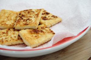 Golden Fried Firm Tofu