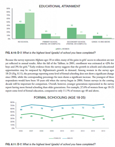 Beyond “Doing Business”: The Economic Implications of Public Opinion in Afghanistan afghan-survey-education-gender
