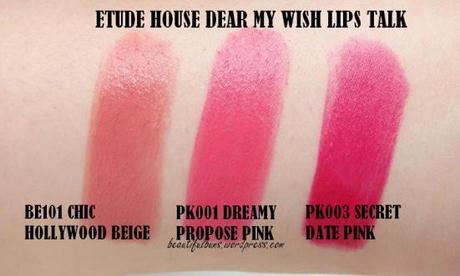 Etude House Dear My Wish Lips Talk (3)