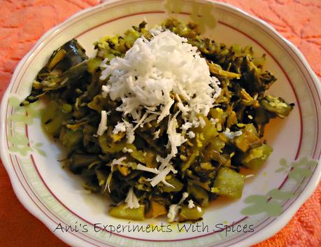 Mochar Ghonto (A Mixed Veg Dish with Banana Flowers And Potatoes) ~ A Bengali Delicacy Mochar Ghonto (A Mixed Veg Dish with Banana Flowers And Potatoes) ~ A Bengali Delicacy