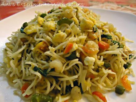 Shrimps N Egg Stir Fried Noodles Shrimps N Egg Stir Fried Noodles