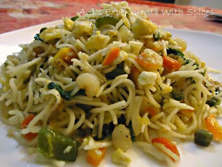 Shrimps N Egg Stir Fried Noodles Shrimps N Egg Stir Fried Noodles
