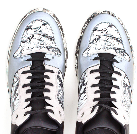 Marblesque:  Balenciaga Marble Low-Top Trainers