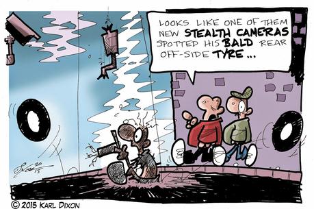 Stealth Road Cameras: More cartoon silliness