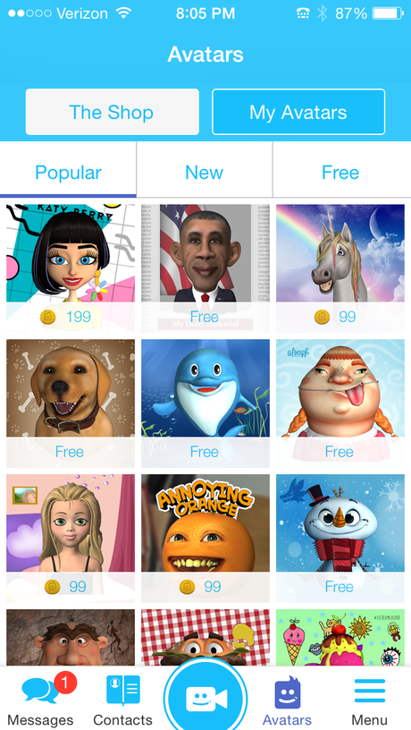 Spice up your messages with avatars