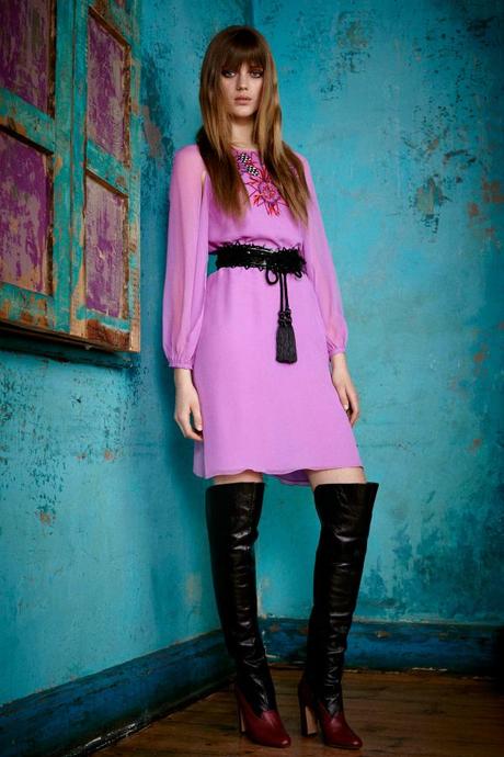 Matthew Williamson Pre-Fall 2015 pink dress