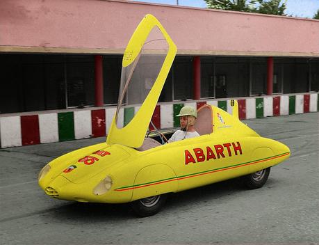 Abarth cars, and their support team ...