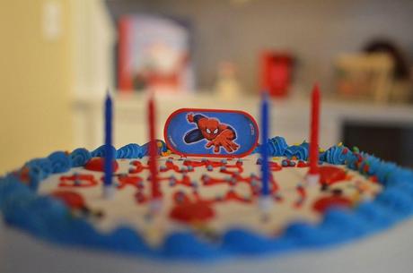 My Spidey Man's birthday celebrations