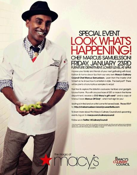 NYC EVENT ALERT: Macy's Welcomes Chef Marcus Samuelsson to Brooklyn