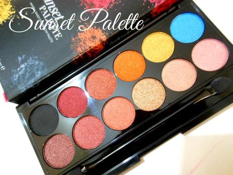 Sleek Sunset I-Divine Eye Shadow Palette : Review, Swatches Sleek Sunset I-Divine Eye Shadow Palette : Review, Swatches