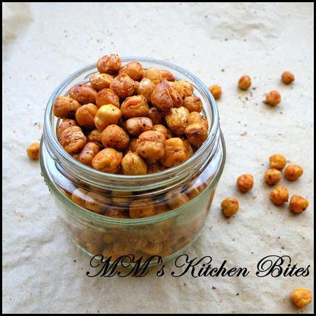 Oven Roasted Chickpeas...New year resolutions!!
