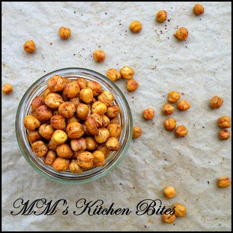 Oven Roasted Chickpeas...New year resolutions!!