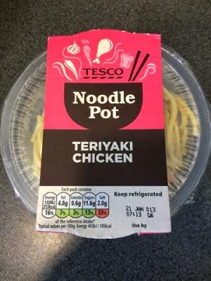 Today's Review: Tesco Teriyaki Chicken Noodle Pot Today's Review: Tesco Teriyaki Chicken Noodle Pot