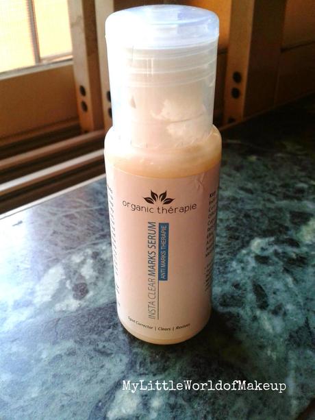 Organic Therapie Insta Clear Marks Serum Review Organic Therapie Insta Clear Marks Serum Review