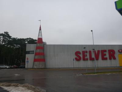Visiting the Joey Dunlop Memorial in Tallinn, Estonia The Selver supermarket where I turned right.