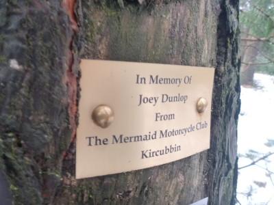 Visiting the Joey Dunlop Memorial in Tallinn, Estonia P1280447