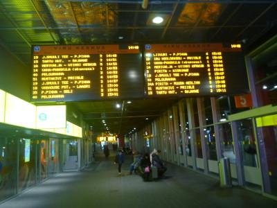 Visiting the Joey Dunlop Memorial in Tallinn, Estonia Viru Keskus bus station.