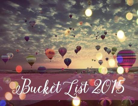 bucket list 2015