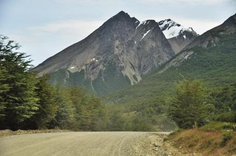 A dirt road leading to a mountain. What more could a girl want?