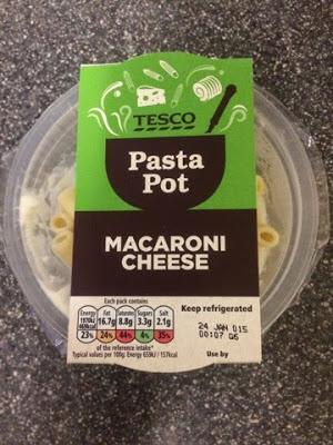 Today's Review: Tesco Macaroni Cheese Pasta Pot Today's Review: Tesco Macaroni Cheese Pasta Pot