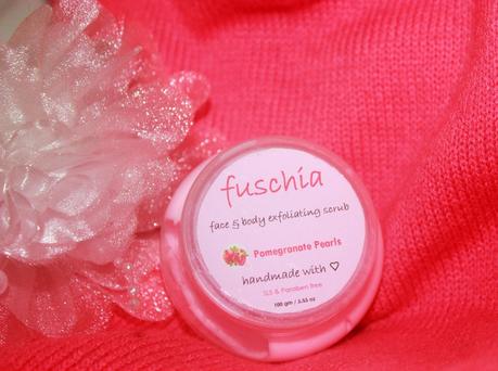 Fuschia - Pomegranate Pearls - Face & Body Exfoliating Scrub review
