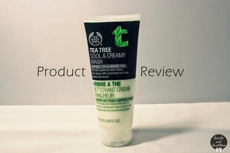 Product Review: Tea Tree Cool & Creamy Wash From The Body Shop