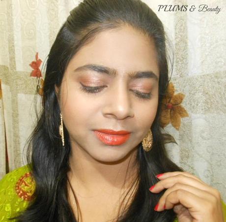Lotus Herbals Purestay Lipstick (426) Dawn Beauty : Review, Swatch, Price, FOTD