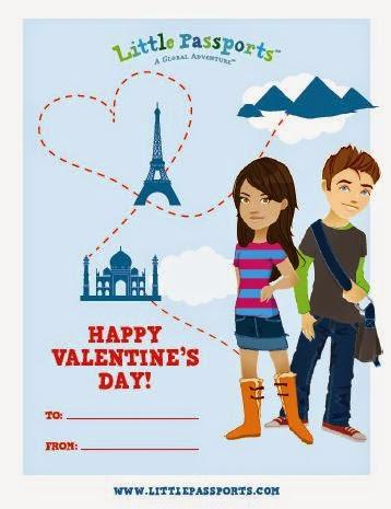 Valentine's Day Printables from Little Passports #affiliate