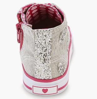 A Little Extra Love: Bongo Toddler Girl's Cara High-Top Sneakers