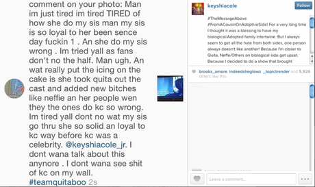 Family Member Slams Keyshia Cole & She Responds Family Member Slams Keyshia Cole & She Responds