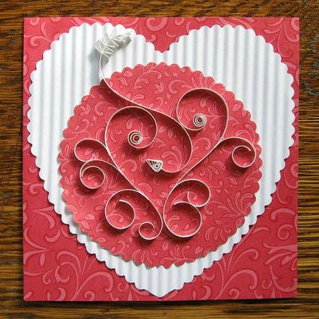 Quilled Valentine Card Tutorial Quilled Valentine Card Tutorial