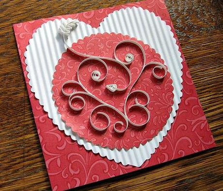 Quilled Valentine Card Tutorial Quilled Valentine Card Tutorial