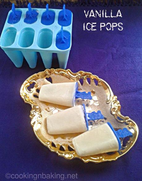 Vanilla Ice Pops